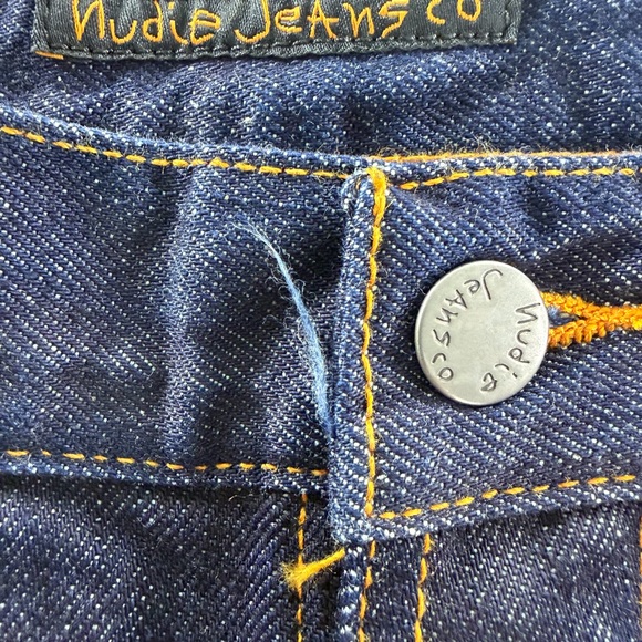 NUDIE JEANS Selvedge Denim tapered leg Rigid Steady Eddie II Denim Size 32 - Picture 8 of 16